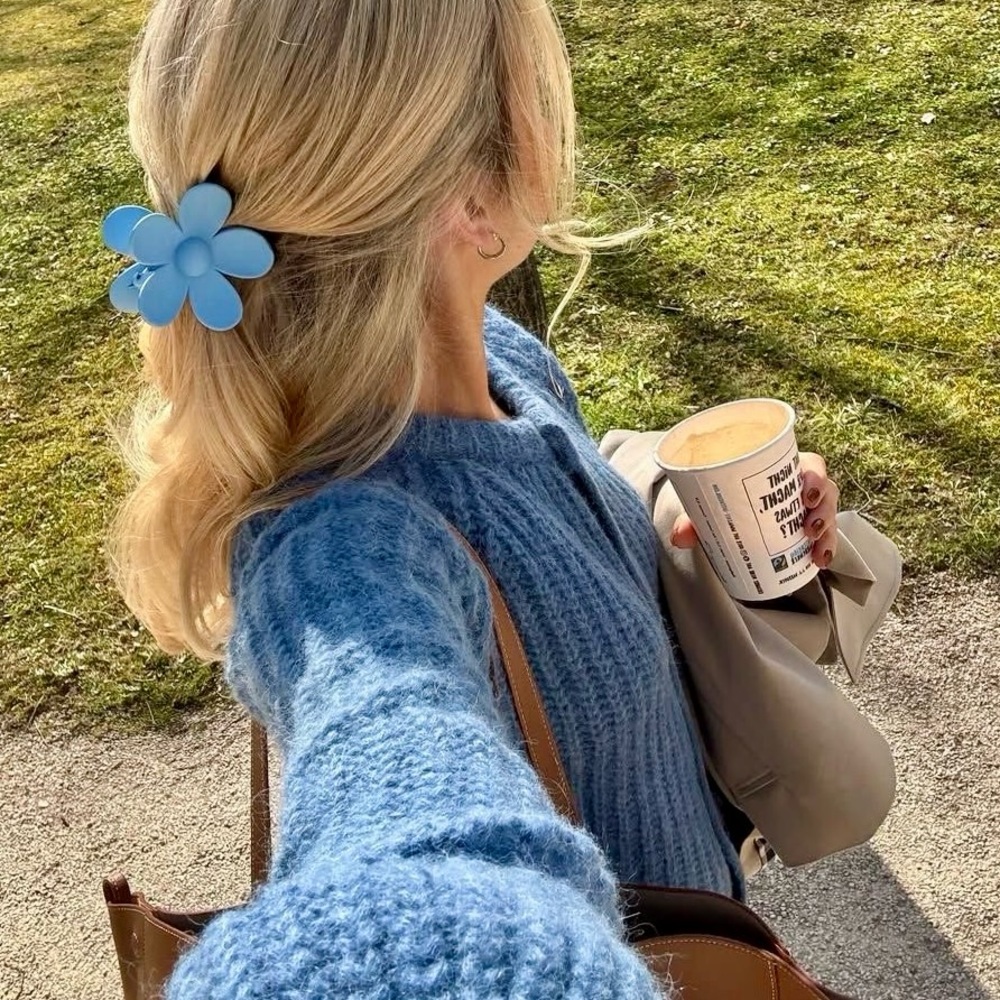 3PC Large Flower Hair Clips 🌸🍦☀️